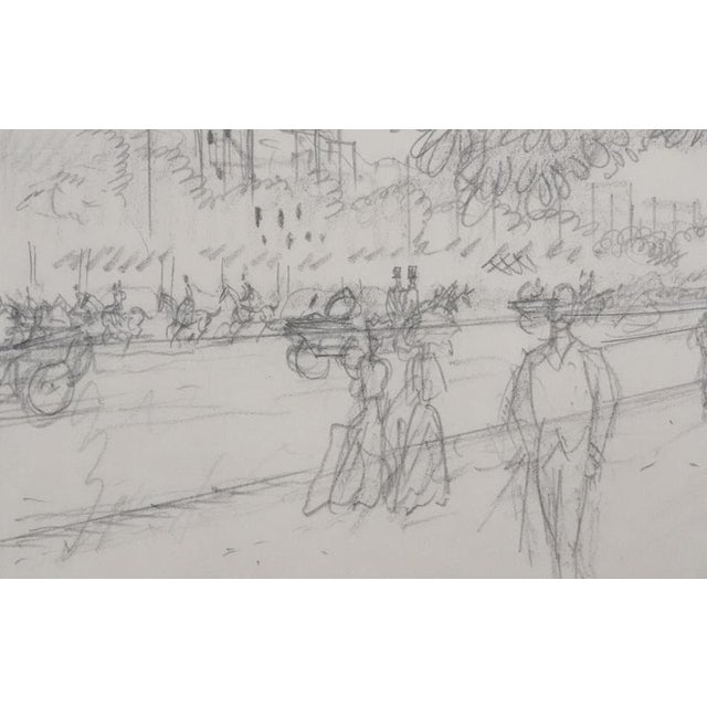Jean-Emile Laboureur, Avenue du bois, Pencil For Sale - Image 3 of 7