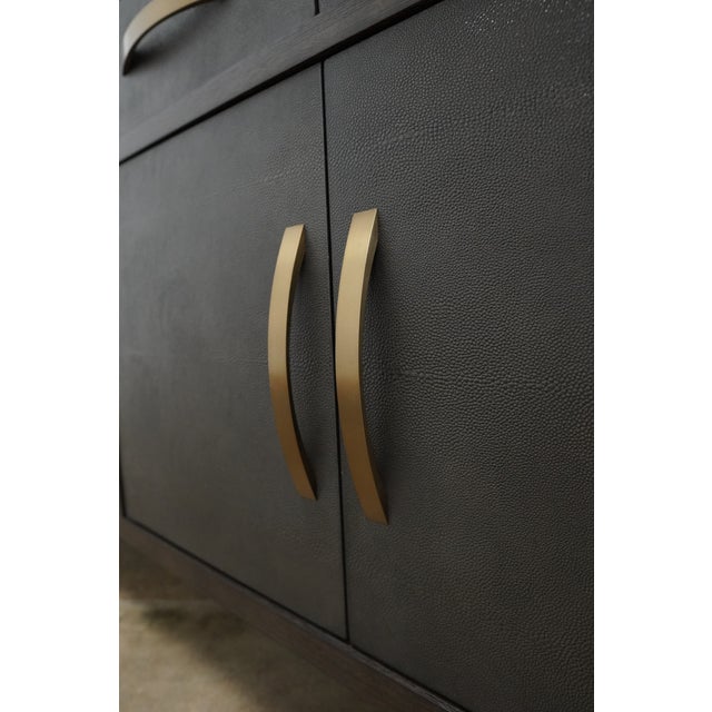 Bassett Emilia Shagreen Credenza For Sale - Image 11 of 18