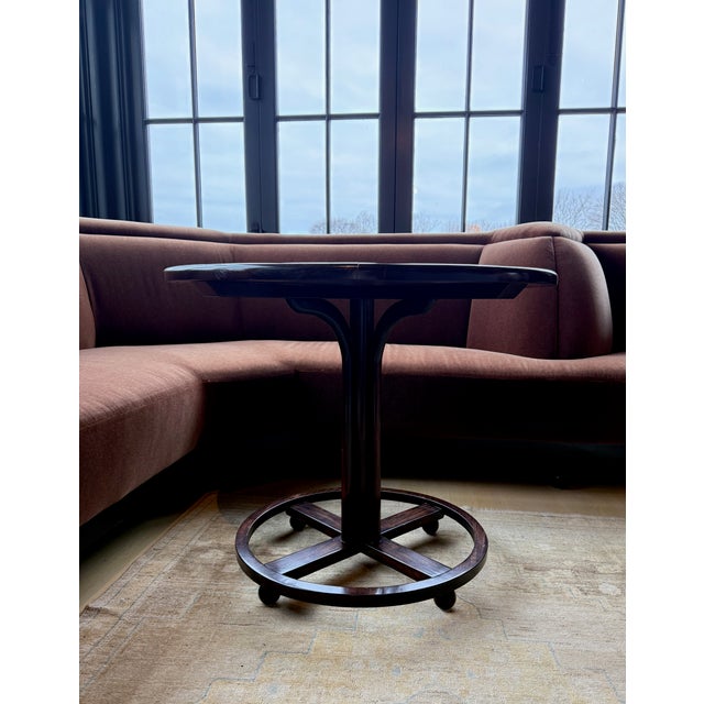 Wood Bentwood Style Café Table For Sale - Image 7 of 11