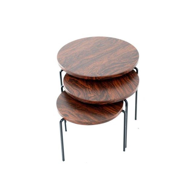 Vintage Nesting Tables, 1970s, Set of 3 For Sale - Image 11 of 14