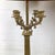 Metal Mid 20th Century Pair of Neoclassical Brass Column Table Lamps in the Charles X Style With Candelabra Arms For Sale - Image 7 of 12