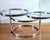 Coffee Table in Glass and Chrome with Three Tiers from Leitmotiv, Netherlands, 1980s For Sale - Image 3 of 4