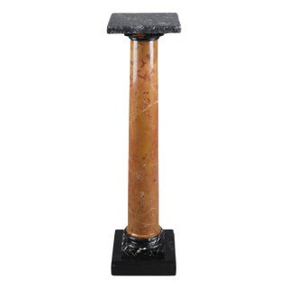 Late 19th Century Column in Red Pyrenean Marble, 1900s For Sale