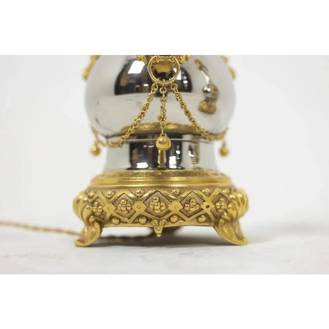 Lamps in Metal and Gilded Bronze, 1880, Set of 2 For Sale - Image 4 of 8