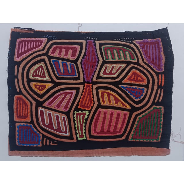 Mola Fabric by Cuna Indians, Panama, 1970s For Sale - Image 3 of 3