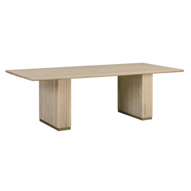 Wood Chelsea Ash Dining Table For Sale - Image 7 of 7