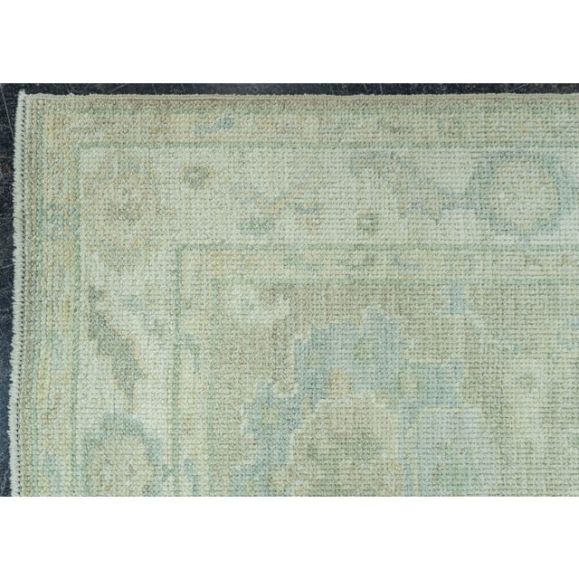 Turkish Oushak Rug 2'7" x 6'2" #19466 For Sale - Image 4 of 8