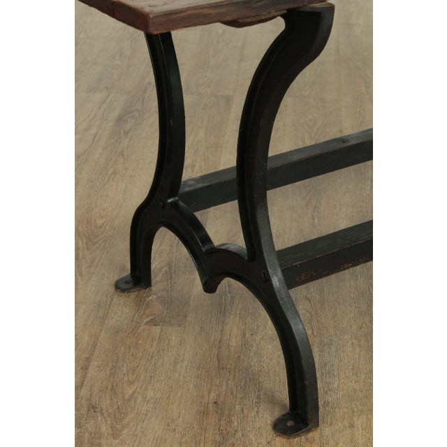 Rustic Custom Crafted Wood And Iron Table Chairish