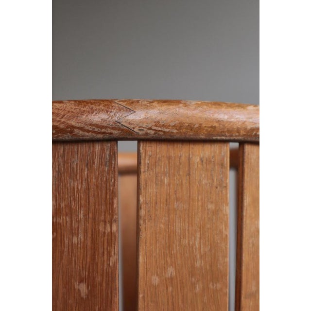 Wood Vintage Paper Basket by Hans J. Wegner for Aarhus City Hall, Oak, Denmark, 1940s For Sale - Image 7 of 13