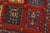 Red Gabbeh Rug 5′ X 6’4” Red Wool Vintage Tribal Hand-Knotted Oriental Carpet For Sale - Image 8 of 14