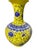 Chinoiserie Famille Jaune Porcelain Onion Shape Vase 17" H For Sale - Image 4 of 8