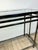 Modern Smoked Silver Metal Console Table, 2000s For Sale - Image 3 of 12