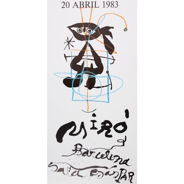 Exposition 1983 Poster after Joan Miro For Sale - Image 3 of 6