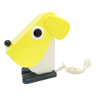 Space Age Rufus the Dog Table Lamp by Fernando Cassetta for Tacman, 1970s For Sale