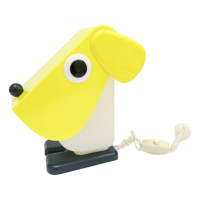 Space Age Rufus the Dog Table Lamp by Fernando Cassetta for Tacman, 1970s For Sale