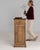 19th Century France Tan Wood Pedestal Cabinet For Sale - Image 4 of 10
