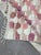 Pink Textured Checkered Rug - 9.4 X 8 Ft For Sale - Image 4 of 8