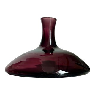 Tapio Wirkkala Purple Murano Glass Vase Mid Century Modern For Sale