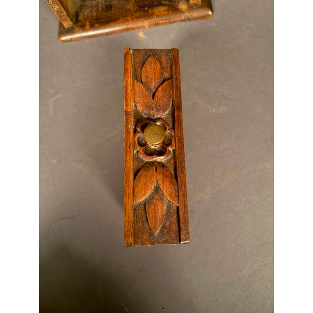 18th Century French Country Walnut Knife Holder With Drawer, Circa 1790 For Sale - Image 4 of 13