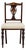 19th Century Victorian Mahogany Chair with Upholstered Seat For Sale