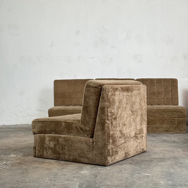 Textile Hungarian Gloria Modular Sofa, 1970s, Set of 4 For Sale - Image 7 of 18