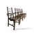 Wood Brutalist Oak Dining Chairs, Set of 4 For Sale - Image 7 of 9