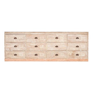 Antique French Pine Chest of Drawers, 1880 For Sale
