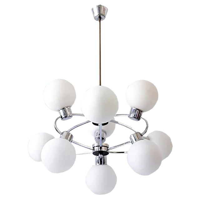 Multi-Globe Ceiling Lamp, 1970s For Sale