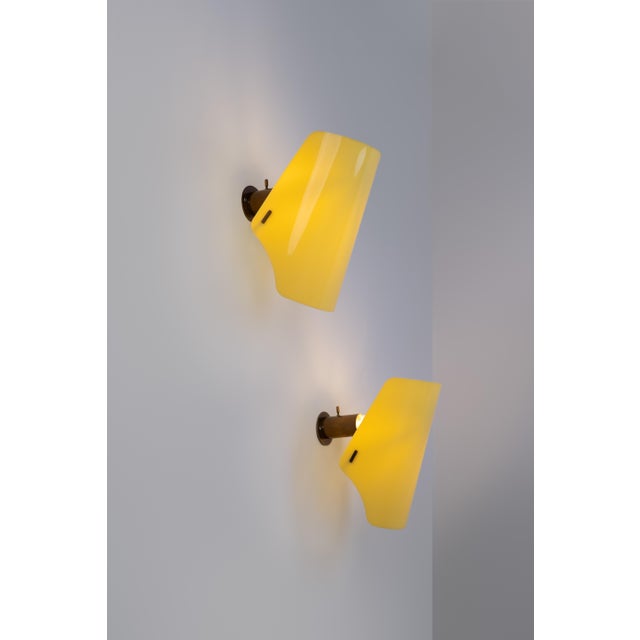 Wall Sconces by Gino Sarfatti for Arteluce, 1954, Set of 2 For Sale - Image 10 of 12