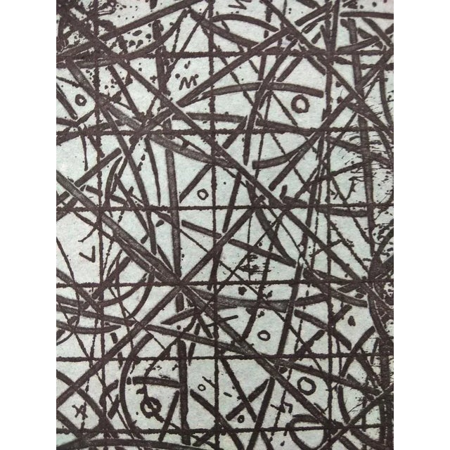 Laurence Barker, Sentinel, 2001, Charcoal & Acrylic on Paper For Sale - Image 4 of 5