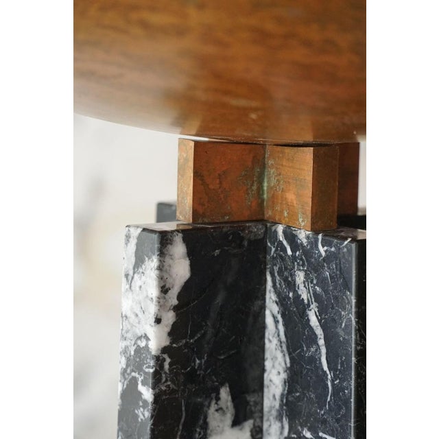 Italian Floor Lamp in Copper and Marble by Massimo & Lella Vignelli, 1986 For Sale - Image 17 of 18