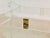 Brass Mid 20th Century Tubular Lucite and Brass Italian Game Table Occasional Table For Sale - Image 8 of 10