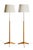 Mid-Century Modern Mid-Century Modern G-34 Floor Lamps by Alf Svensson for Bergboms, 1950s, Set of 2 For Sale - Image 3 of 7