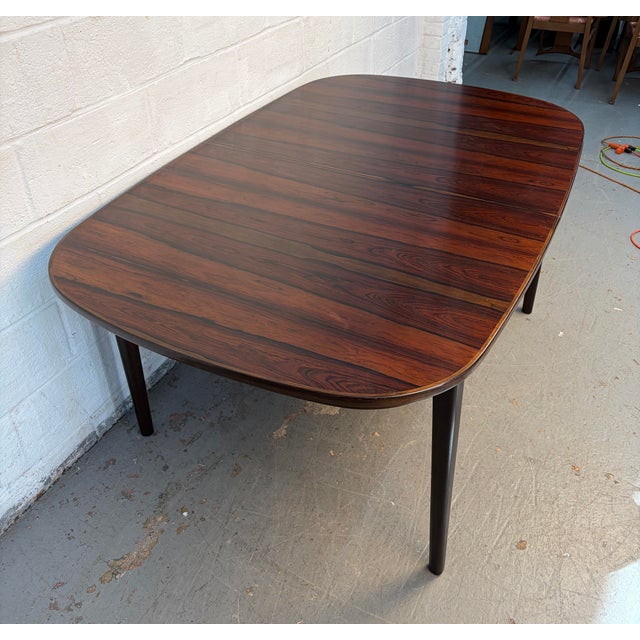 Mid 20th Century Mid 20th Century Iconic Danish Mid-Century Modern Rosewood Dining Set With 8 High-Back Chairs For Sale - Image 5 of 18