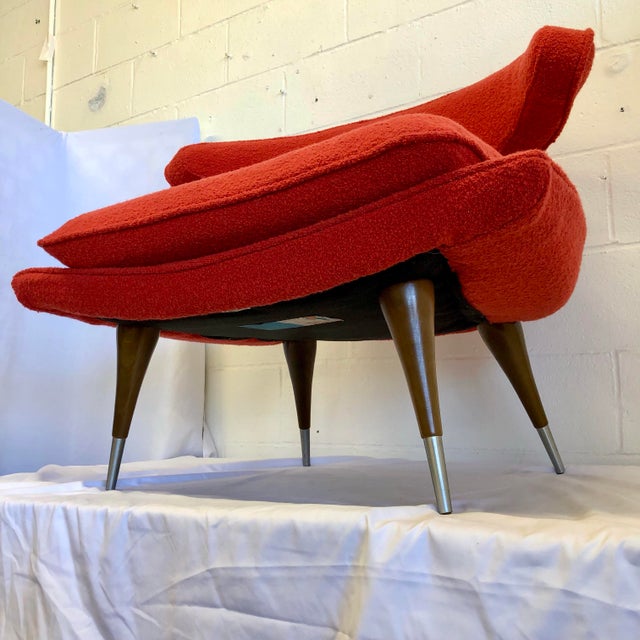 Wood 1960s Horn Chair by Karpen of California For Sale - Image 7 of 11