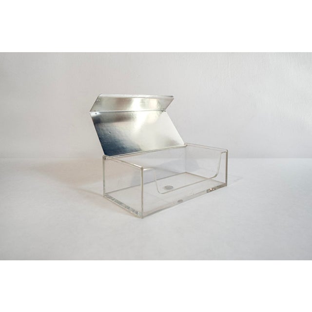 Metal Vintage German Box with Silver-Plated Lid from WMF, 1950 For Sale - Image 7 of 7