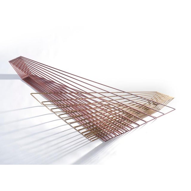 Not Yet Made - Made To Order Affinity Coffee Table in Brass and Copper by Orfeo Studio For Sale - Image 5 of 10
