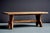 Brutalist solid Oak coffe table by De Puydt. De Puydt was a Belgian furniture manufacturer known for producing high-...