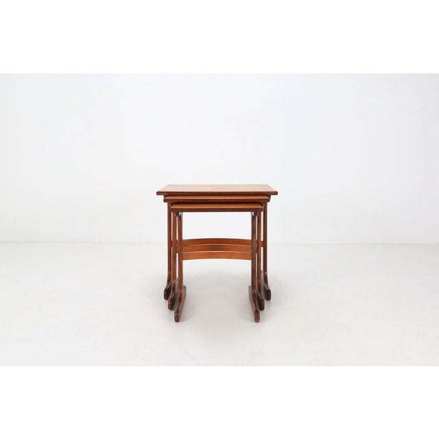 Teak Wood Nesting Tables by G-Plan, 1970s, UK, 1970s, Set of 3 For Sale - Image 9 of 18