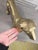 Gold Bronze Dachshund Dog Sculpture with Polished Gold Finish For Sale - Image 8 of 14