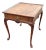 Baker Furniture Burled Walnut Queen Anne Tea Table For Sale