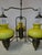 1970s Large Vintage 3-Light Chandelier in Brass, Iron, and Glass, 1970s For Sale - Image 5 of 18