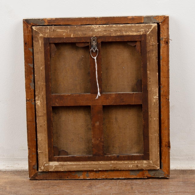 19th Century Original Oil Painting of Dryburgh Abbey and Tomb of Walter Scott, England For Sale - Image 12 of 12