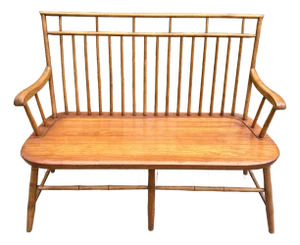 Vintage 1958 Hagerty Cohasset Colonial Bench, Birdcage Design - Authentic Mid-Century American