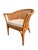 1980s Vintage McGuire Style Rattan & Cane Barrel Back Armchairs, C. 1980s For Sale - Image 5 of 16