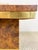 Mid 20th Century Milo Baughman Style Burlwood Brass Trim Side Table Vintage MCM Postmodern Accent For Sale - Image 11 of 11