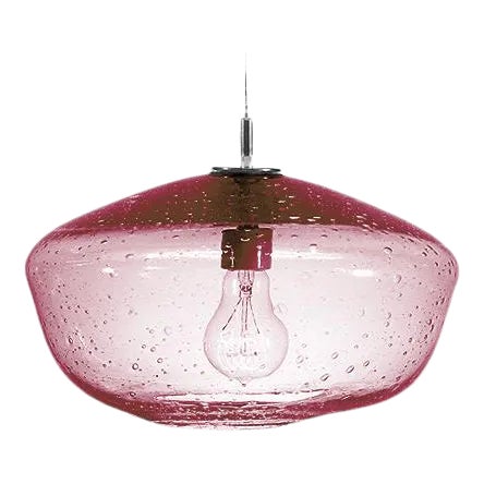 Galaxy Pendant Light from the Fizz Collection in Rose Quartz For Sale