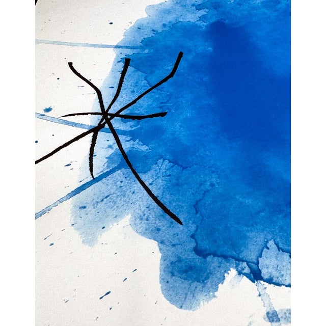 Abstract Joan Miro Lithograph Original | Numbered Limited Edition | Framed W/ Coa For Sale - Image 3 of 4