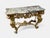 Italian Giltwood Console Table with Marble Top, 1750 For Sale - Image 3 of 13