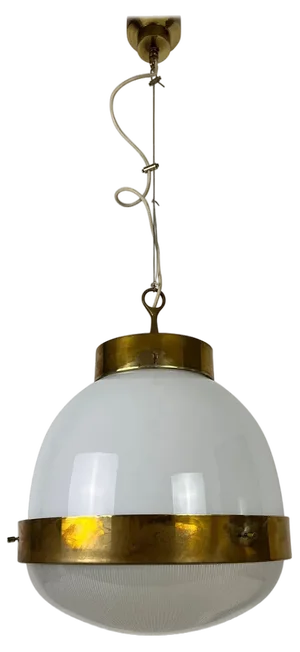 Mid-Century Wooden Pendant Lamp by Hans-Agne Jakobsson, Sweden, 1960s.